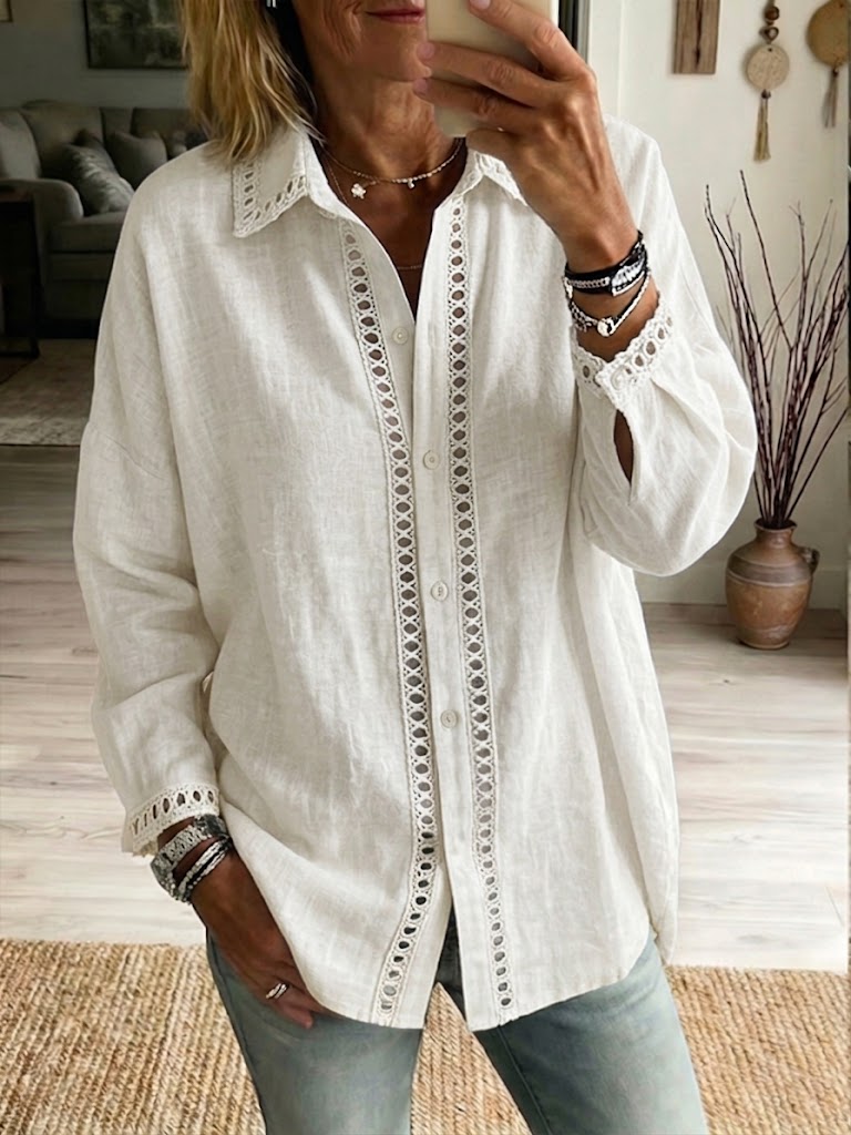Venice - Luftige Bluse mit feinen Details