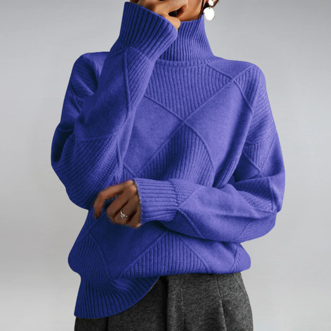 Sigara | Damen Strickpullover mit Rollkragen