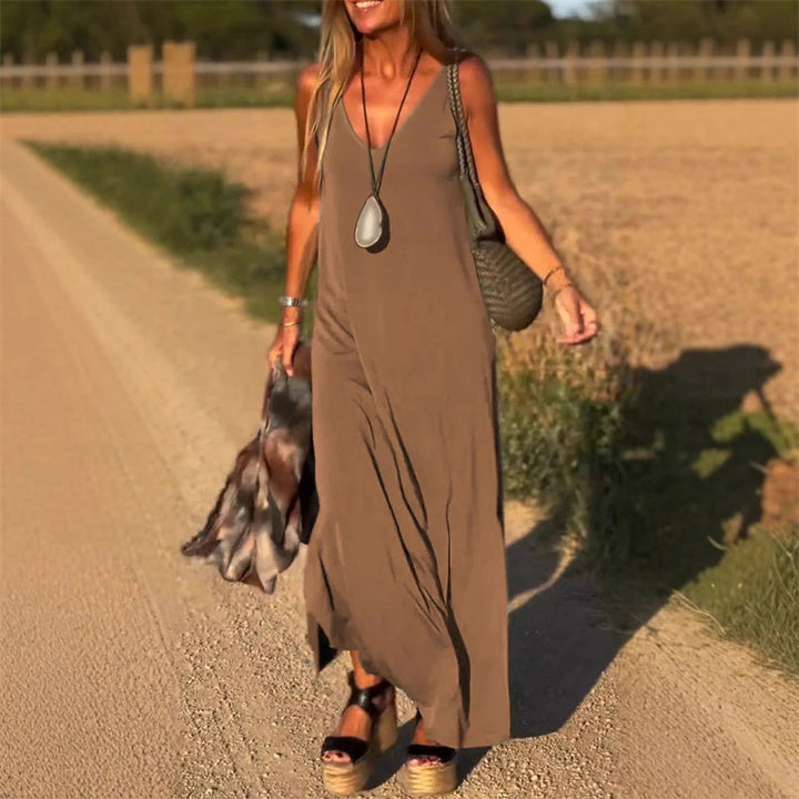 Selma - Entspanntes ärmelloses Kleid