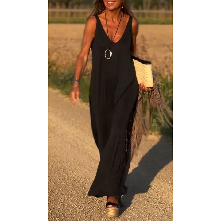 Selma - Entspanntes ärmelloses Kleid
