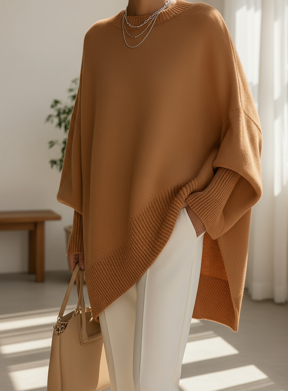 "Svanhilde | Damen Oversized Strickpullover" can be rewritten as "Svanhilde | Oversized Strickpullover für Damen".