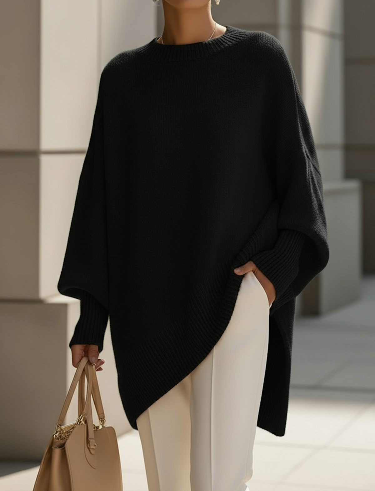 "Svanhilde | Damen Oversized Strickpullover" can be rewritten as "Svanhilde | Oversized Strickpullover für Damen".