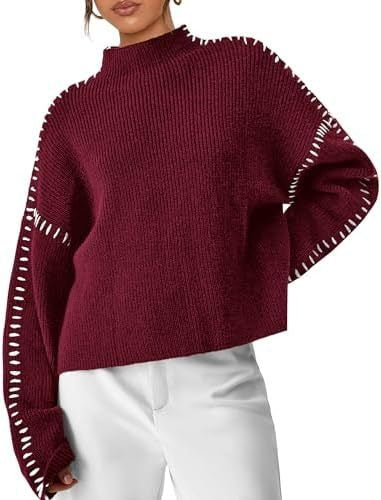 Thordea | Damen Oversized Strickpullover in Schwarz
