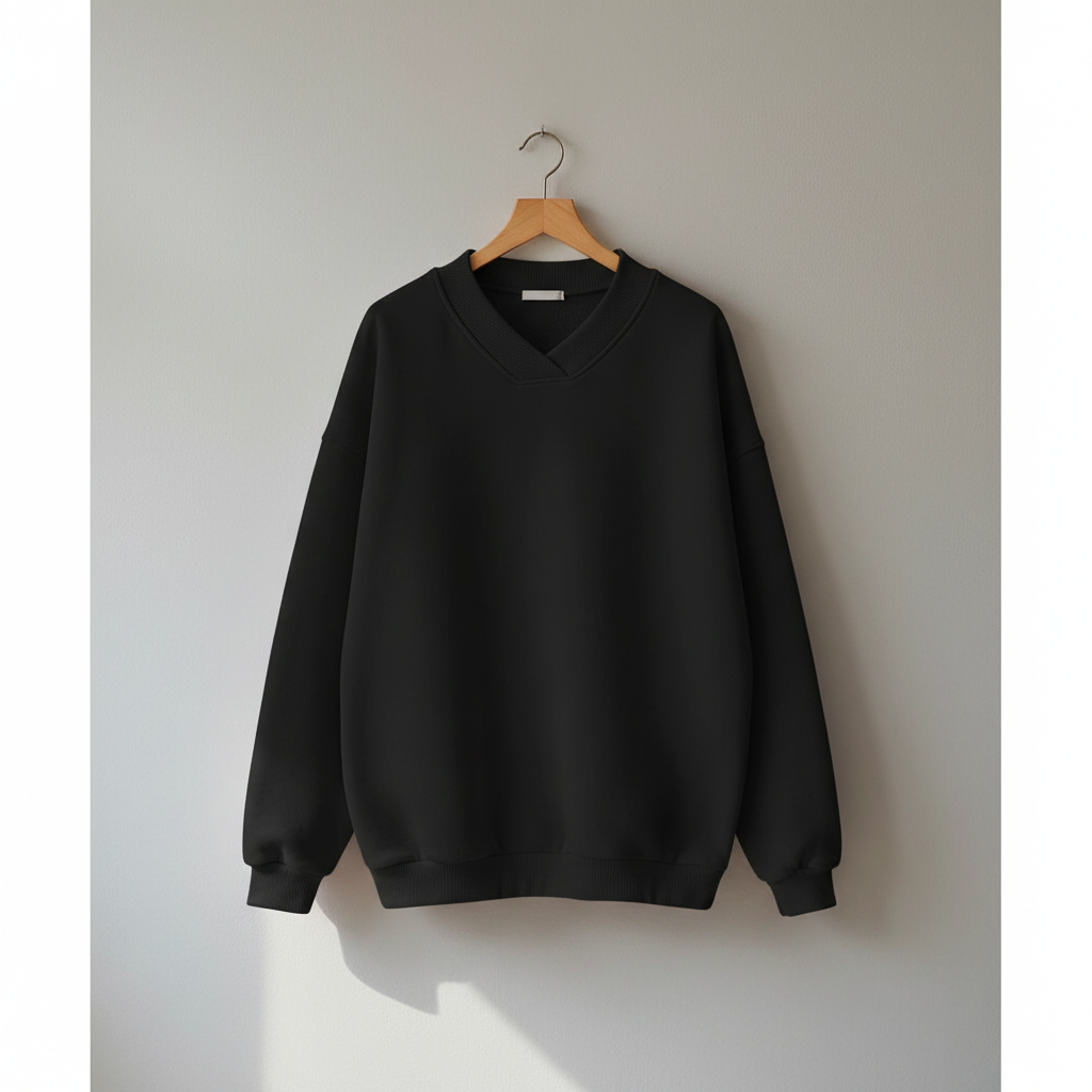 Thordine | Damen V-Ausschnitt Oversized Pullover