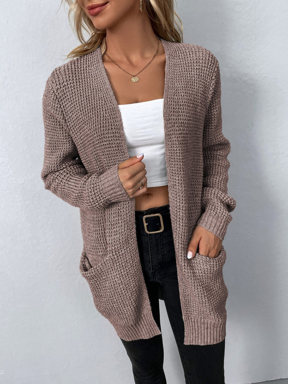 Vendula | Damen Relaxed Fit Offene Strickjacke
