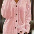 Walbeke | Damen Cardigan mit Zopfmuster