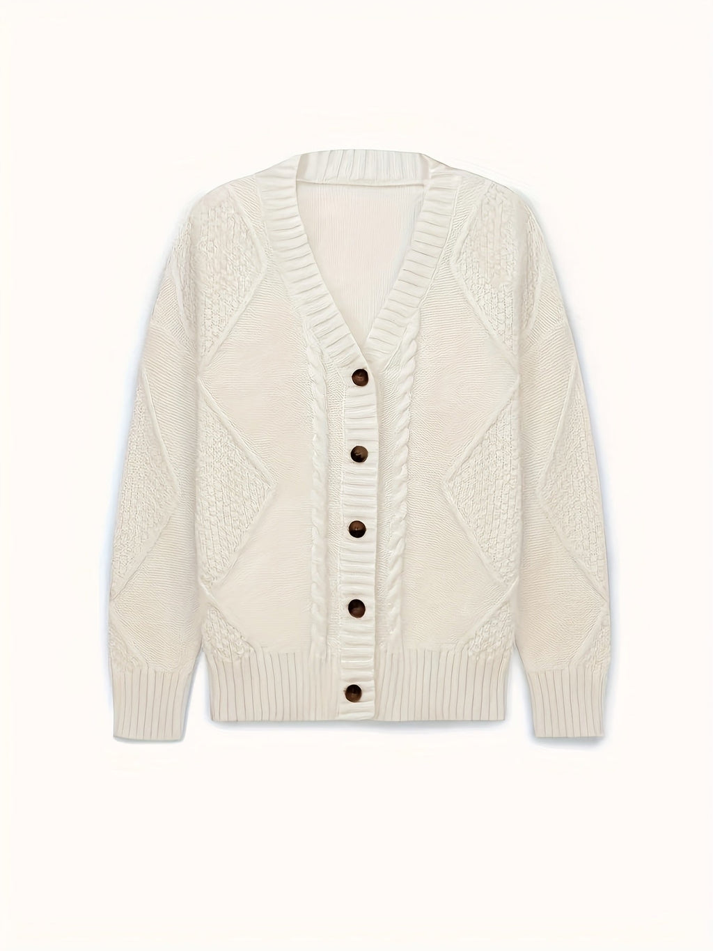Walbeke | Damen Cardigan mit Zopfmuster