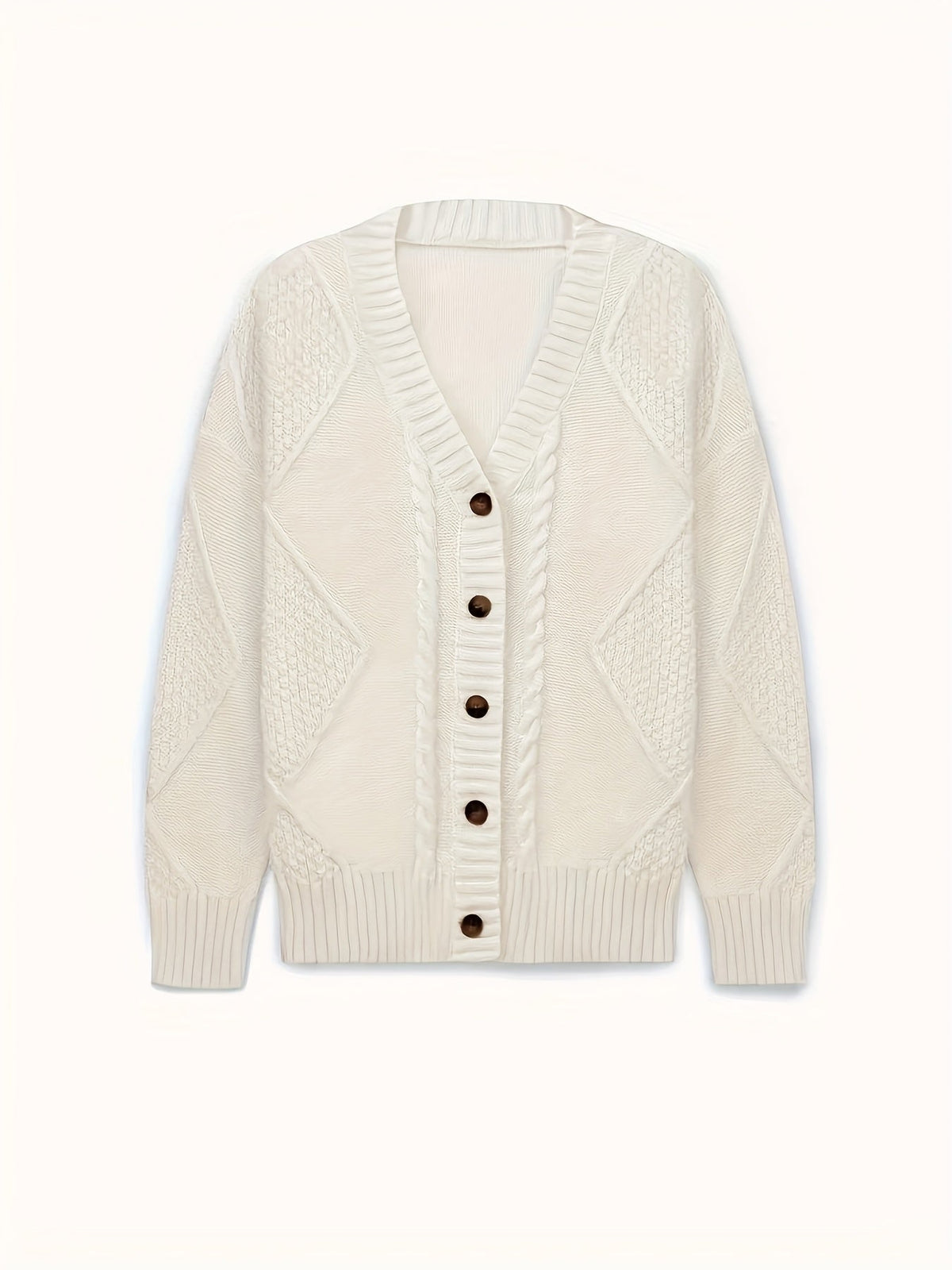 Walbeke | Damen Cardigan mit Zopfmuster
