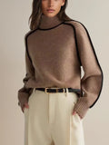 Walpurga | Damen Strickpullover mit Rollkragen