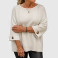 Wiltje | Damen Oversized Rundhals Strickpullover
